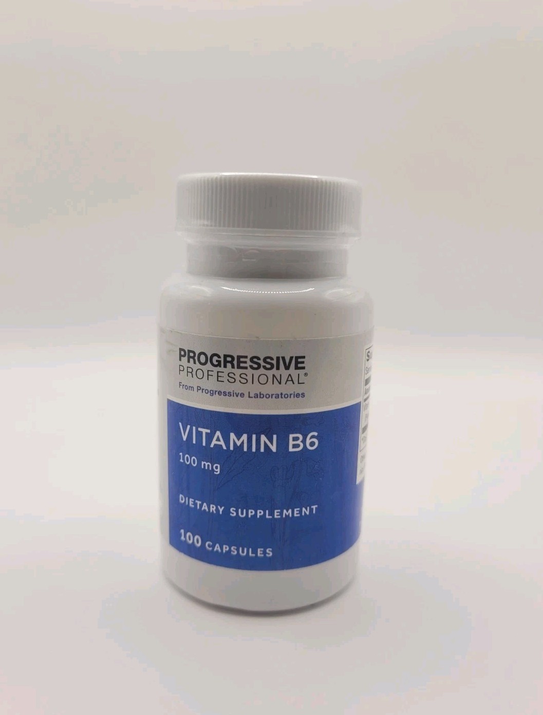 Progressive Professionals | Vitamin B-6 100mg Dietary Supplement 100 Capsules