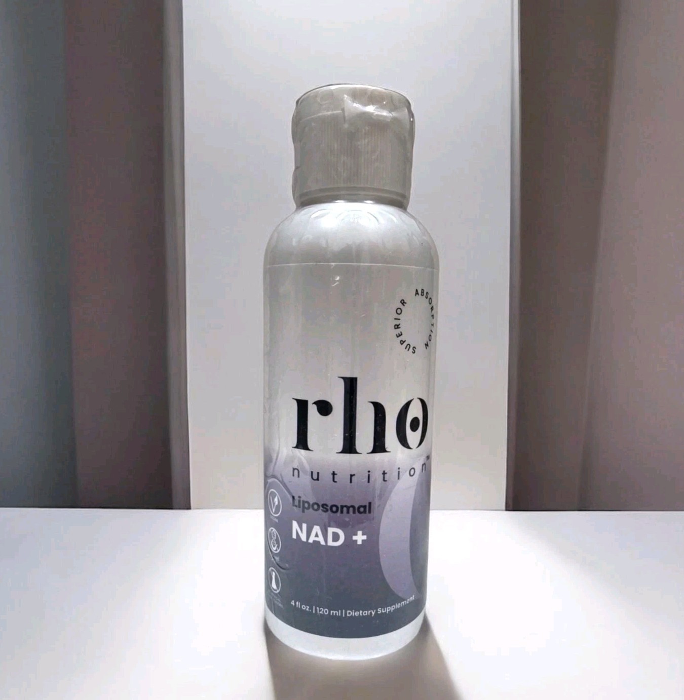 Rho Nutrition Liposomal NAD+ – Ultra High Absorption Liquid NAD+ 4 fl oz