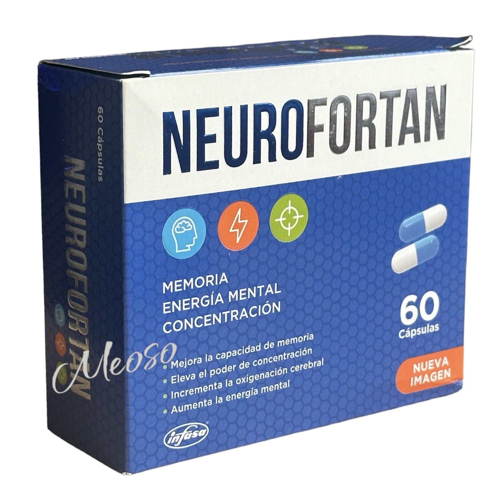 Neurofortan Capsule Brain Health Mental Alertness Memory Focus Concentration NEW